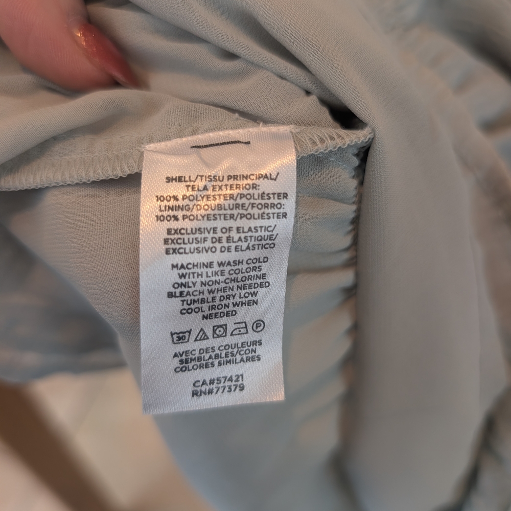 Ann Taylor Soft Mint Gathered Blouse - Picture 4 of 7